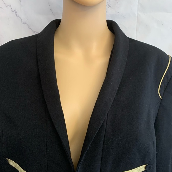 Allen B by Allen Schwartz Military Style Jacket - Picture 4 of 10